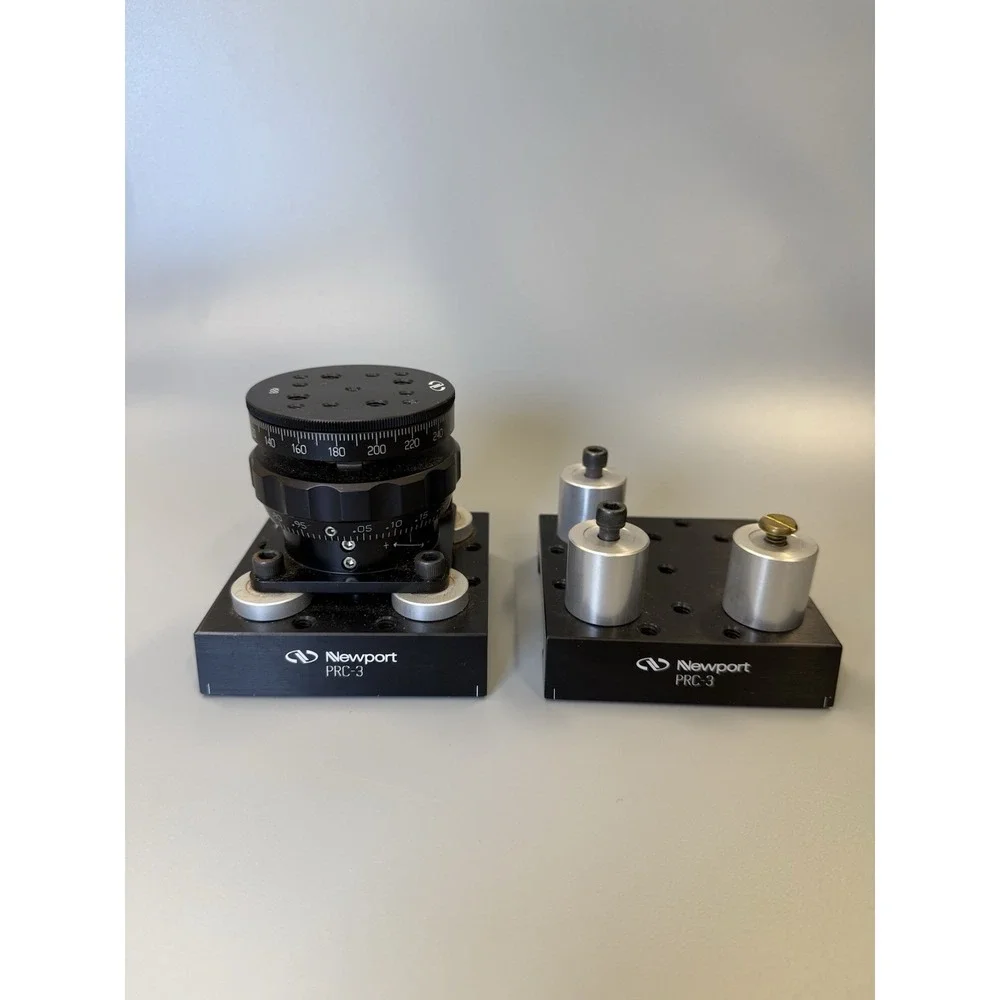 2x Optical Rail PRC-3 With Vertical Stage with Rotary Platform